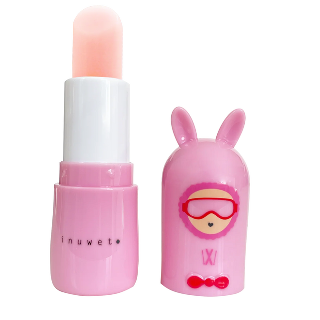 Inuwet - Baume a levres l'etoile de rose lip balm - Parfum Barbe a papa
