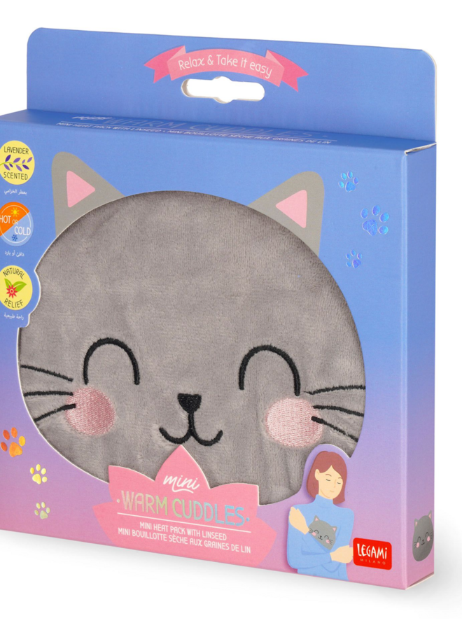 Legami - Warm cuddles - Heat pack with linseed - Kitty