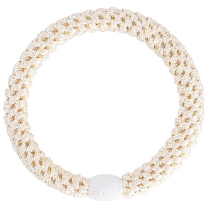 KKNEKKI Ivory Hairband and bracelet