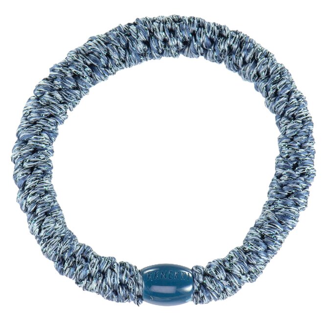 KKNEKKI Dusty blue glitter Hairband and bracelet