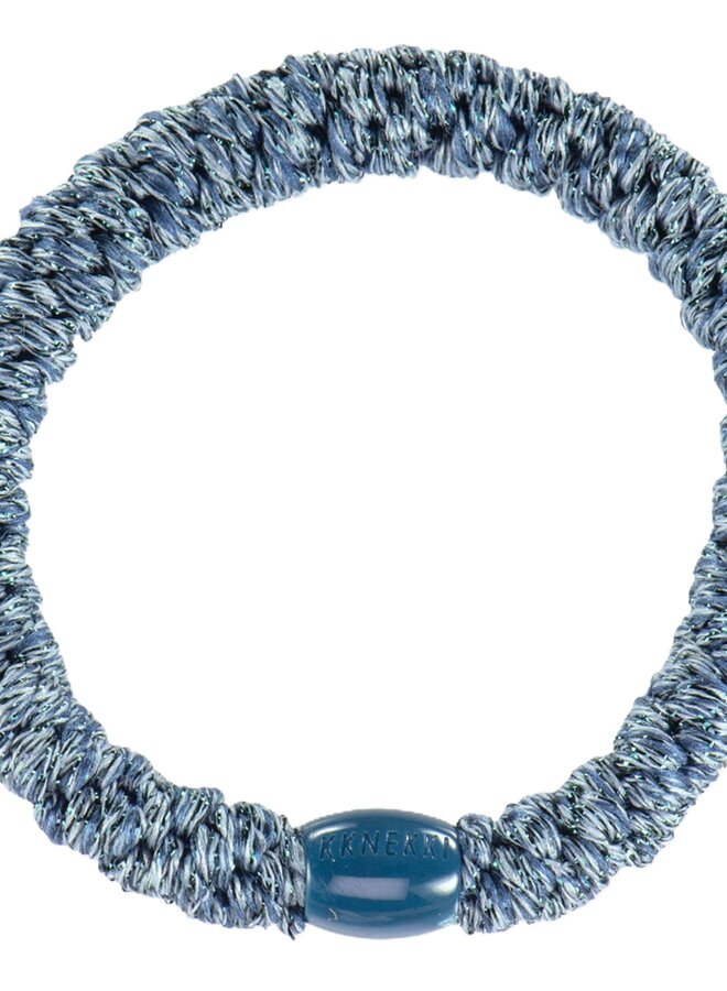 KKNEKKI Dusty blue glitter Hairband and bracelet