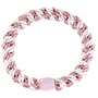 KKNEKKI Old pink White stripe Hairband and bracelet