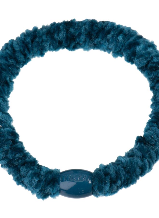 KKNEKKI Velvet Petrol Hairband and bracelet
