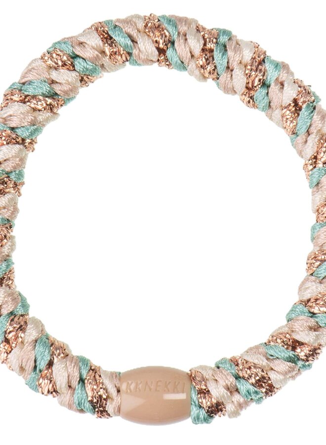 KKNEKKI Turkish beige glitter Hairband and bracelet