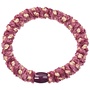 KKNEKKI Velvet stripe mauve Hairband and bracelet