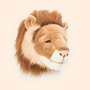 Wild & Soft - Kop leeuw Cesar the Lion