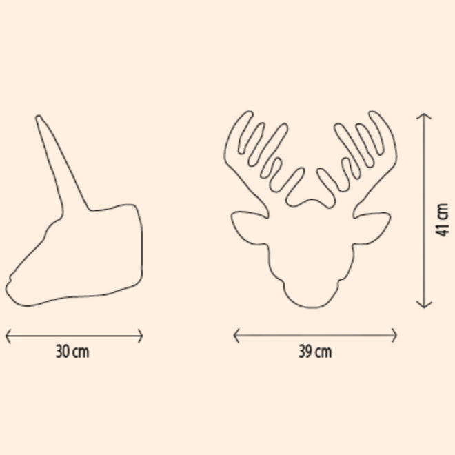 Wild & Soft - Kop hert Billy the Deer