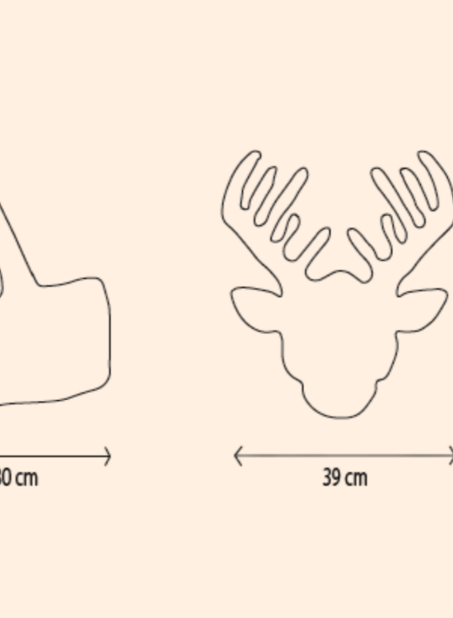 Wild & Soft - Kop hert Billy the Deer