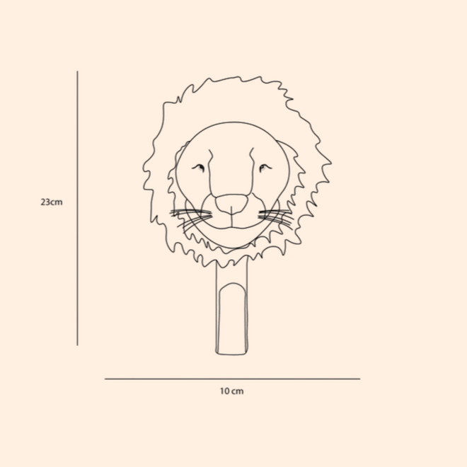 Wild & Soft - Kapstok Kopje Lion