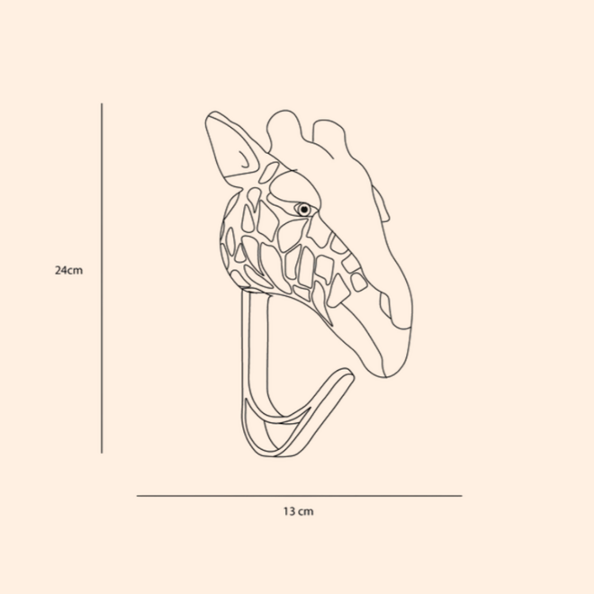 Wild & Soft - Kapstok Kopje Giraf