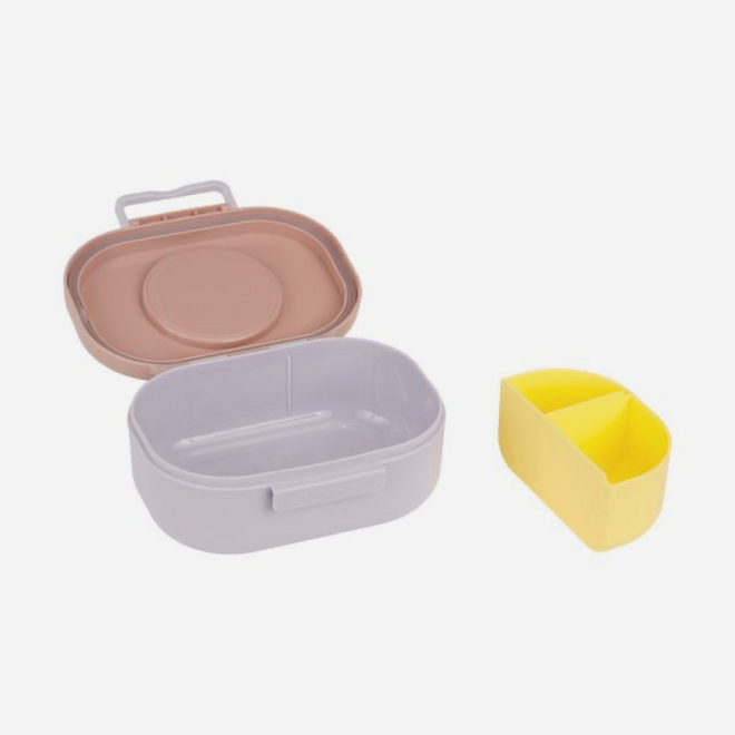 Lässig - Style & Snack Lunchbox - Party rose/lilac