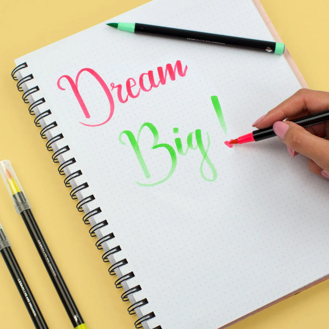 Legami - Set of 12 brush markers Pastel colours