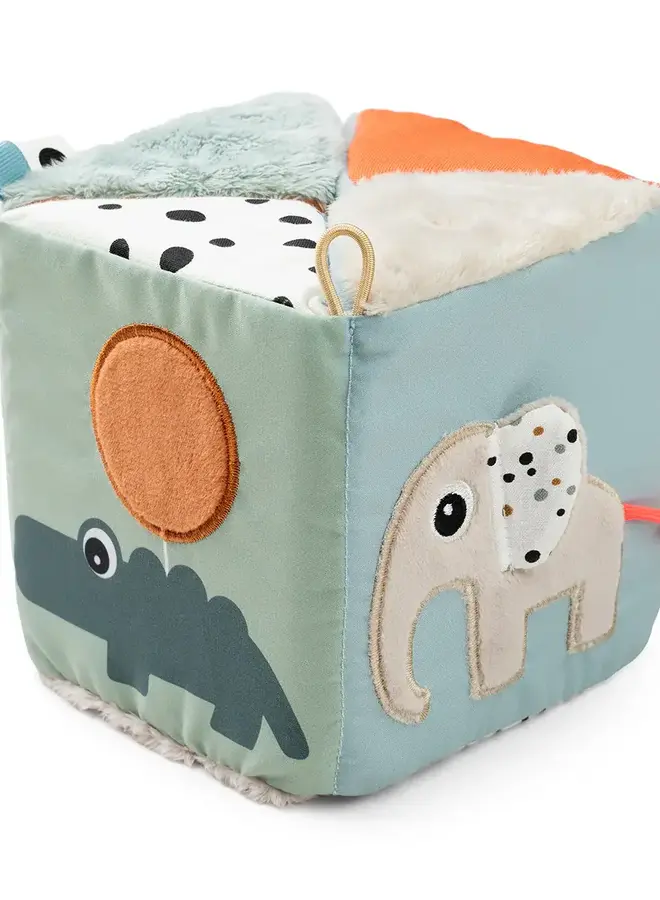 Done by deer - Fold-out sensory cube deer friends Colour mix