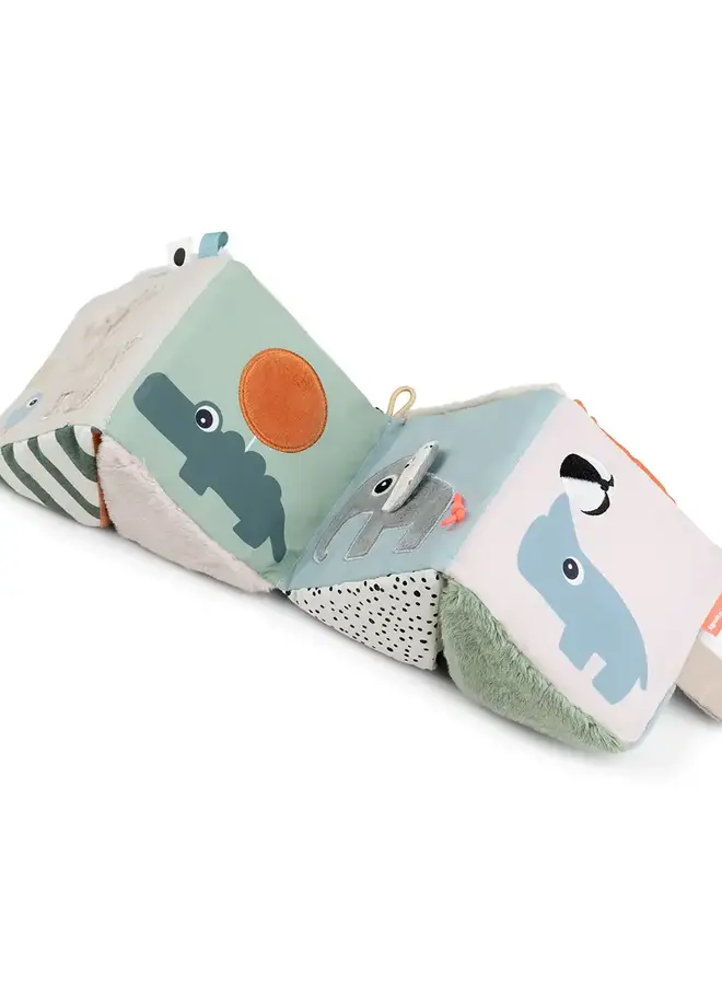 Done by deer - Fold-out sensory cube deer friends Colour mix
