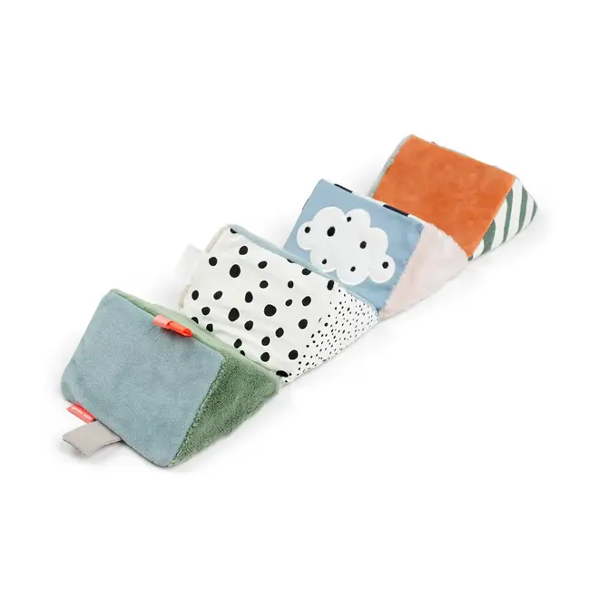 Done by deer - Fold-out sensory cube deer friends Colour mix