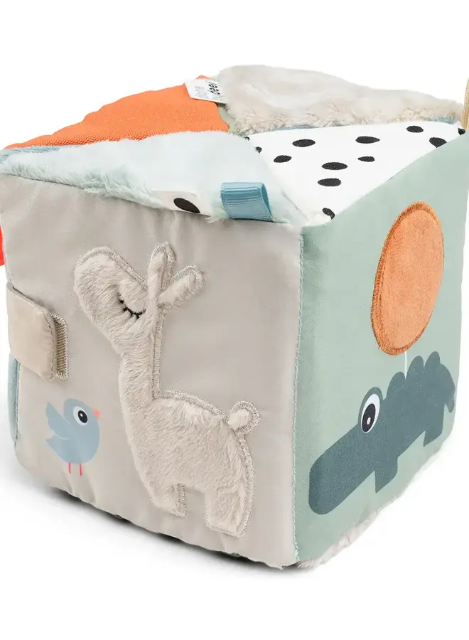 Done by deer - Fold-out sensory cube deer friends Colour mix