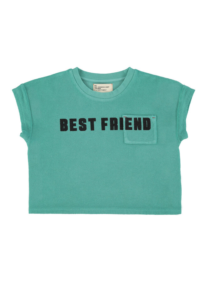 Piupiuchick - T-Shirt Turquoise/Best Friend