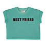 Piupiuchick - T-Shirt Turquoise/Best Friend