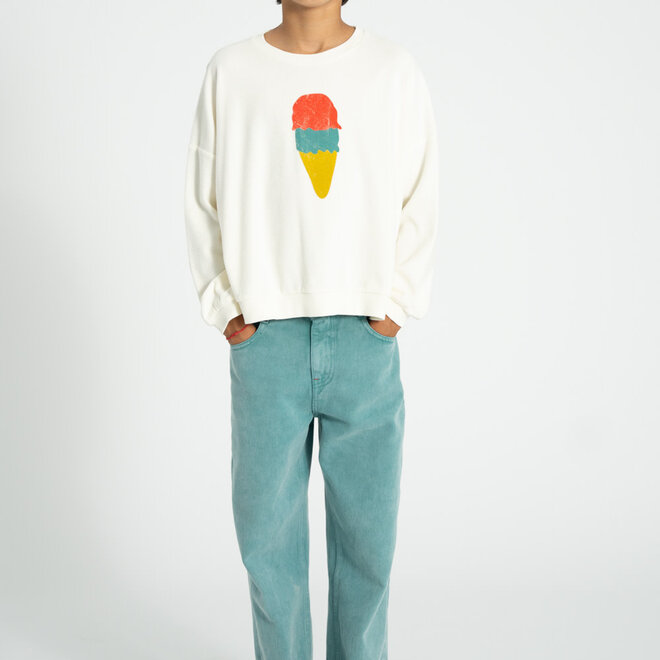 Piupiuchick - Sweatshirt Ecru Ice Cream