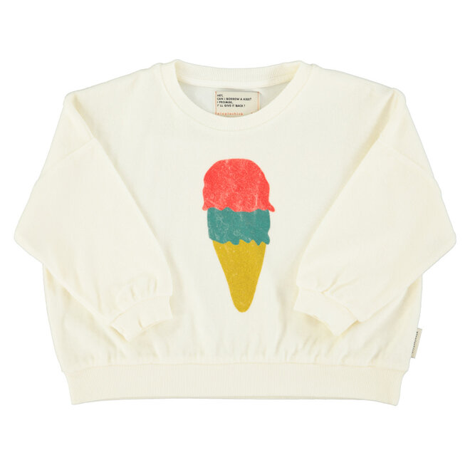 Piupiuchick - Sweatshirt Ecru Ice Cream