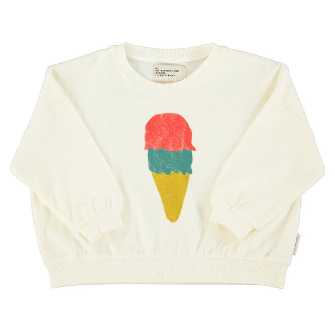 Piupiuchick - Sweatshirt Ecru/Ice Cream