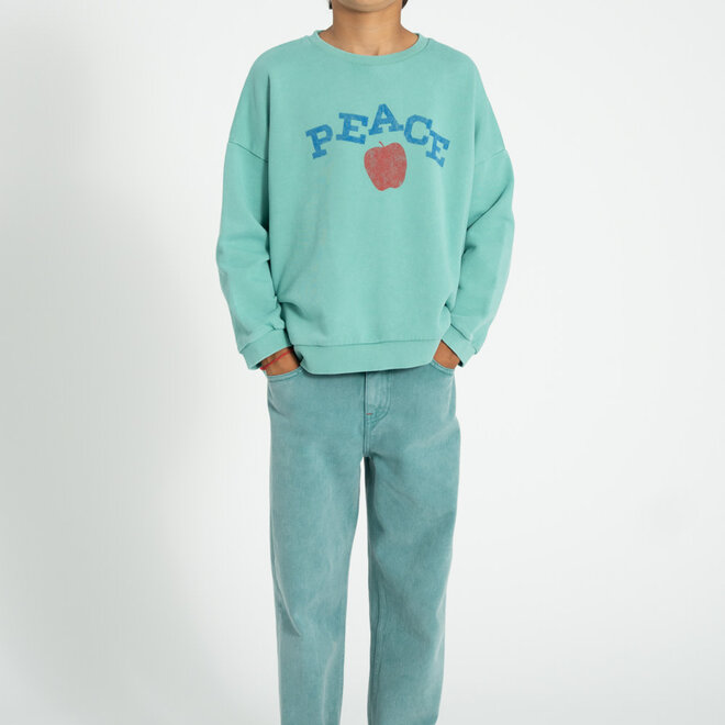 Piupiuchick - Sweatshirt Turquoise/Peace