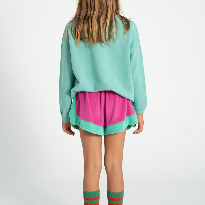 Piupiuchick - Sweatshirt Turquoise/Peace