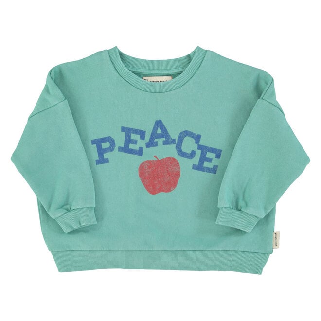 Piupiuchick - Sweatshirt Turquoise/Peace