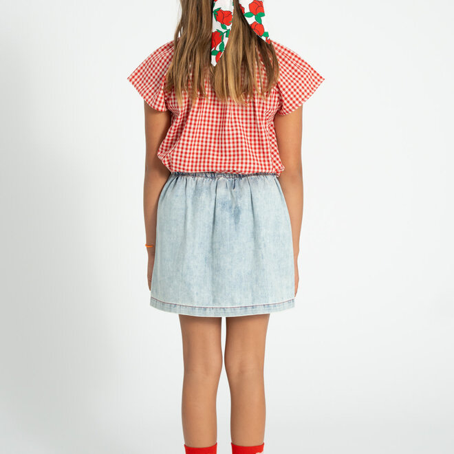 Piupiuchick - Socks Red/Ecru Heart