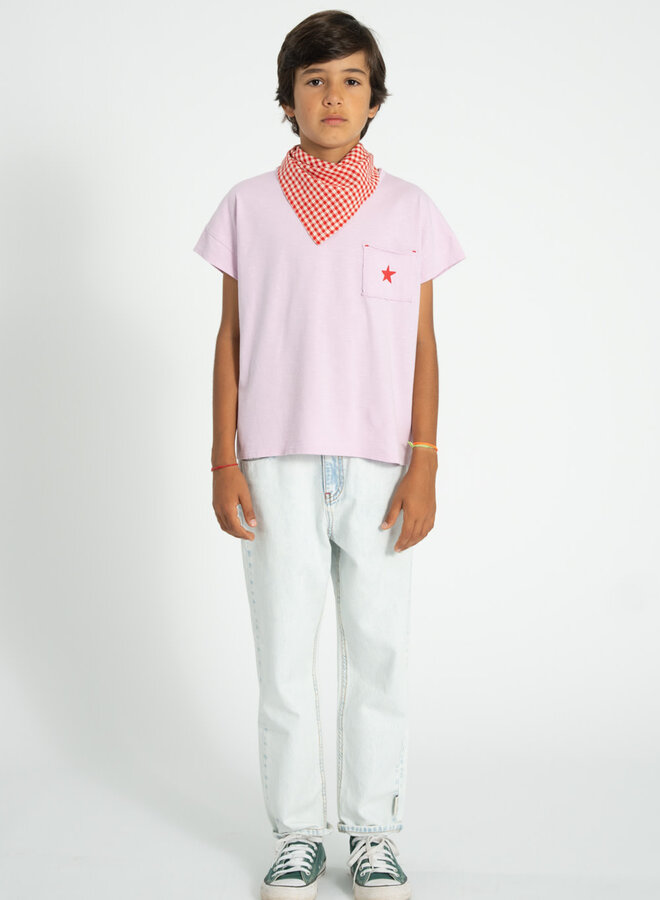 Piupiuchick - T-Shirt Lilac/A Print