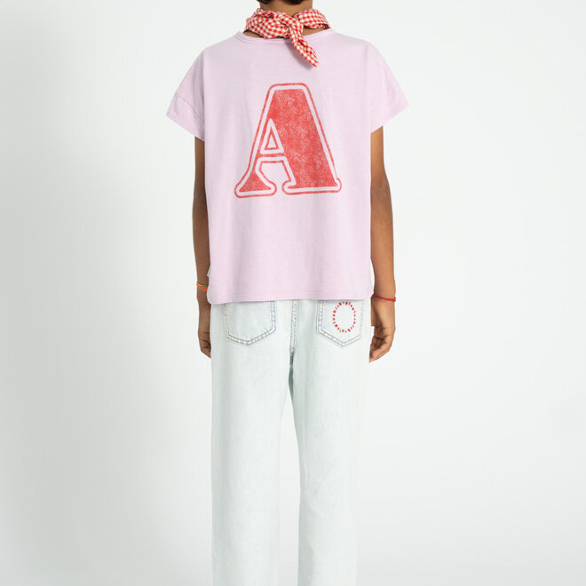 Piupiuchick - T-Shirt Lilac/A Print