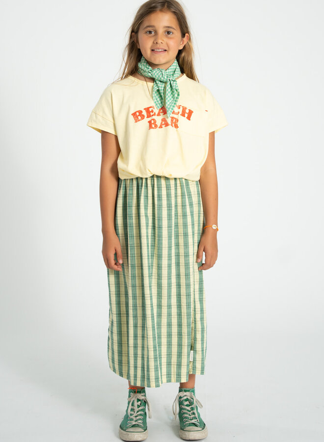 Piupiuchick - T-Shirt Light Yellow/ Beach Bar