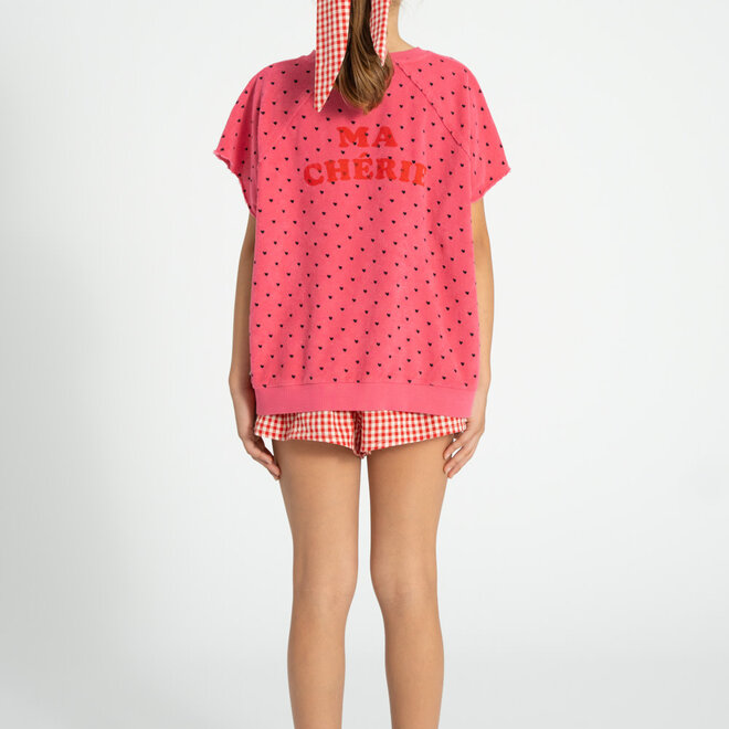 Piupiuchick - Sleeveless Sweatshirt Pink Cherry