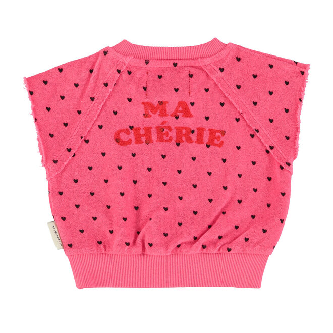 Piupiuchick - Sleeveless Sweatshirt Pink Cherry
