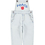 Piupiuchick - Dungarees Washed Light Blue Peace