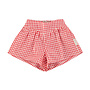 Piupiuchick - Shorts Red Ecru Checkered