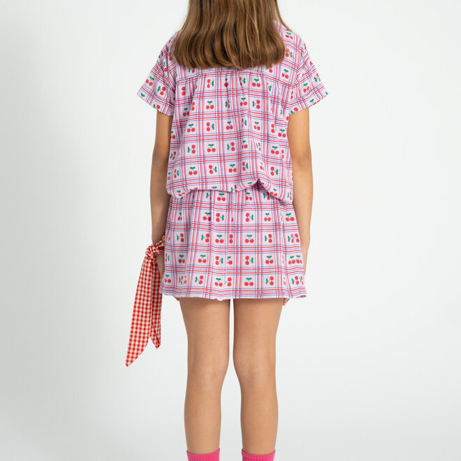 Piupiuchick - Collar Shirt Lilac/Cherries