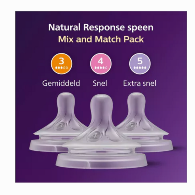 Avent - Natural 3.0 zuigspeen - Multi size pack