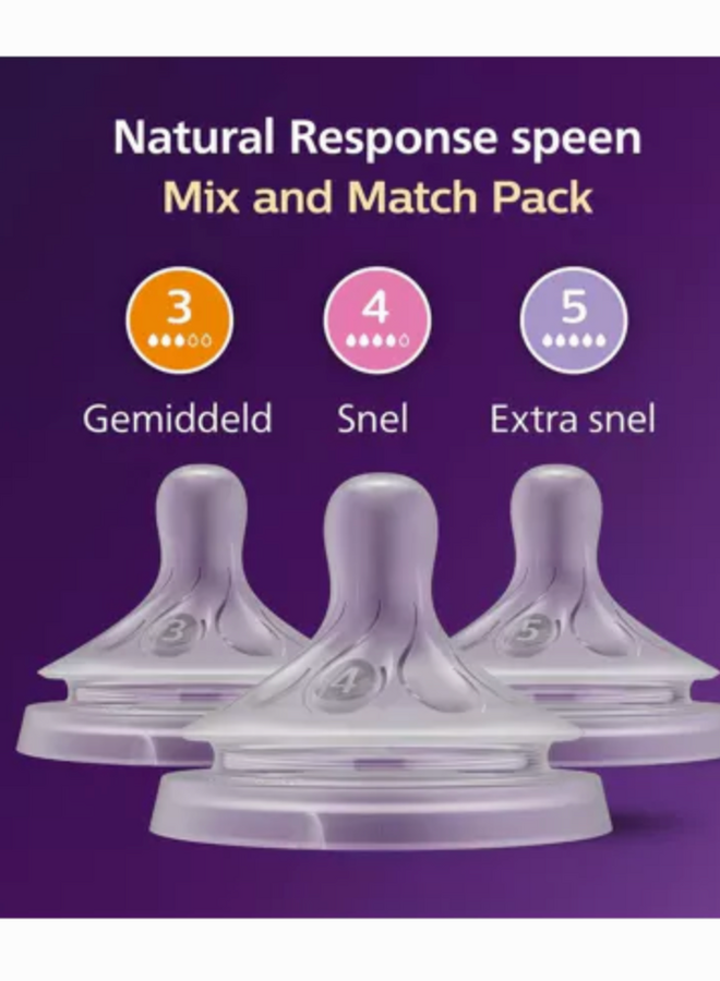 Avent - Natural 3.0 zuigspeen - Multi size pack