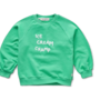 Sproet & Sprout - Raglan sweatshirt ice cream/Jade green