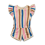 Sproet & Sprout - Ruffle jumpsuit stripes print