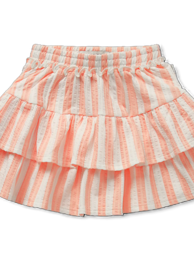 Sproet & Sprout - Layered skirt stripes/Off white