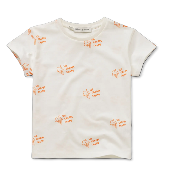 Sproet & Sprout - T-shirt ice cream/Off-white