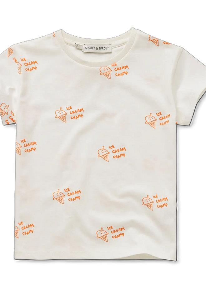 Sproet & Sprout - T-shirt ice cream/Off-white