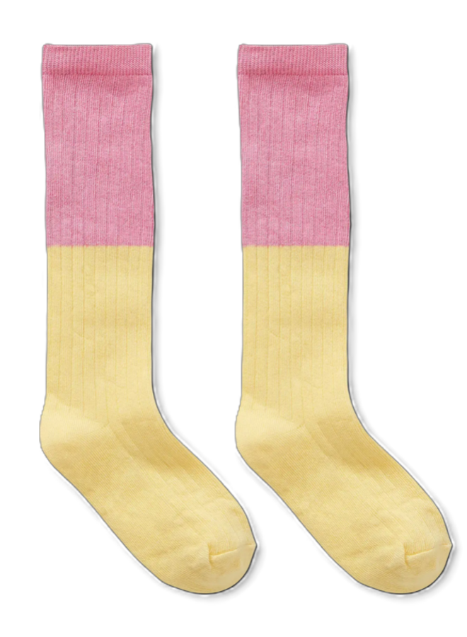 Sproet & Sprout - Socks colourblock/Yellow