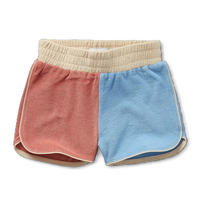 Sproet & Sprout - Terry sport shorts colourblock dawn