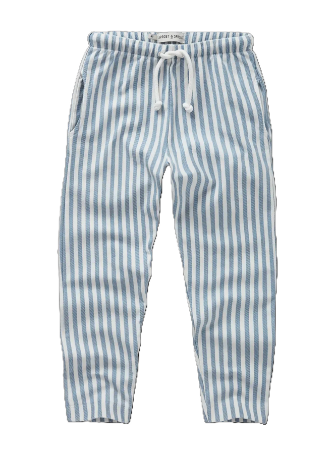 Sproet & Sprout - Jersey twill denim pants/Blue
