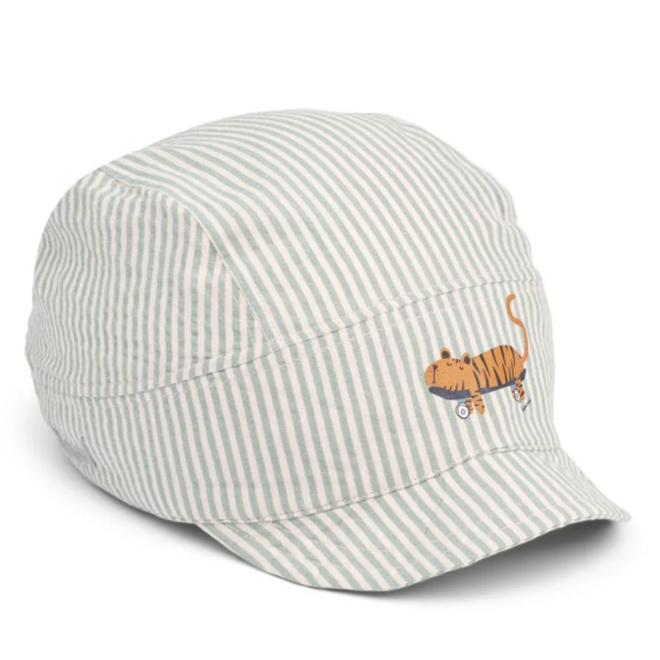 Liewood - Theon soft seersucker cap - Peppermint sandy