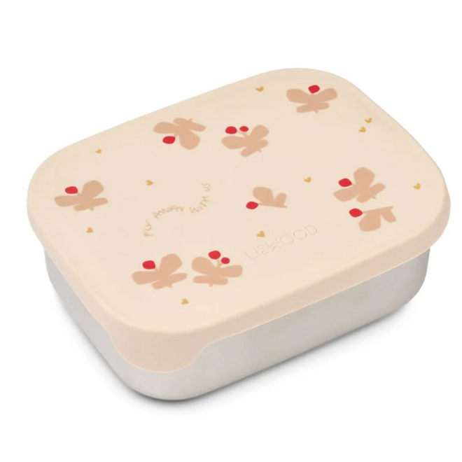 Liewood - Arthur printed lunchbox - Butterfly/Apple blossom
