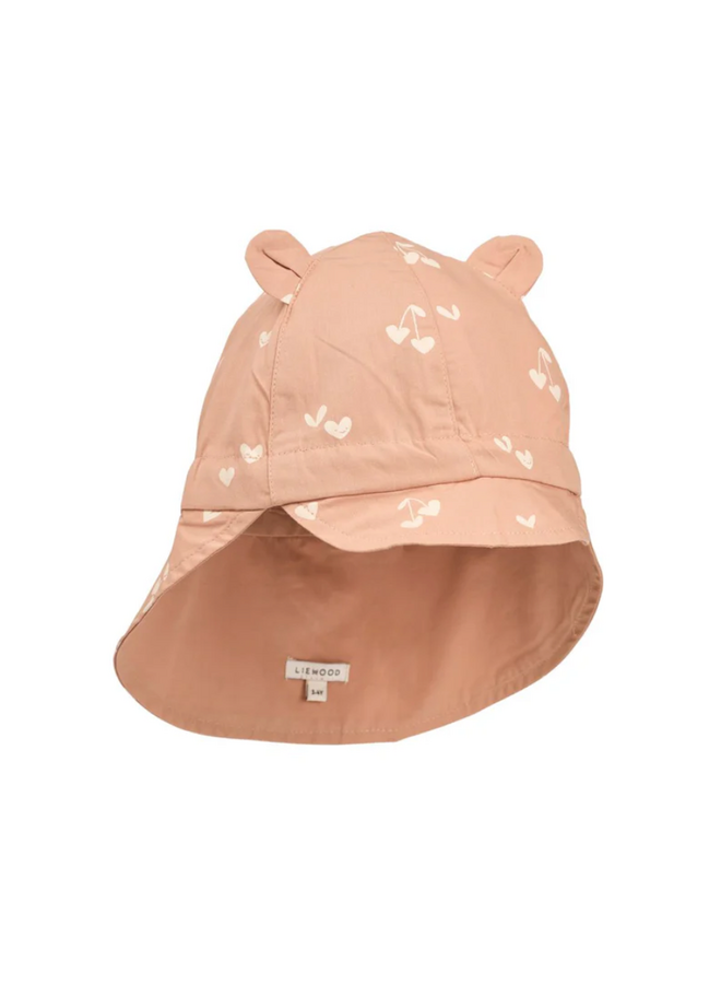 Liewood - Gorm reversible sun hat with ears - Sweethearts/Pale tuscany 1/2Y
